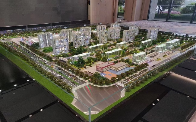 長沙華遠空港國際城沙盤模型